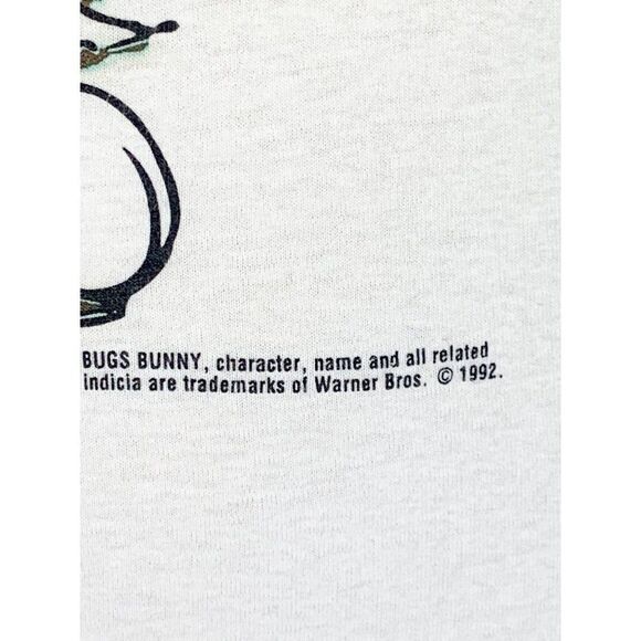 Vintage 1992 Bugs Bunny T-Shirt St Patrick's Day - Picture 4 of 6